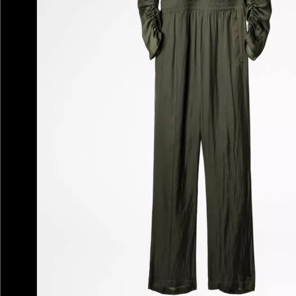 NWOT Captain Satin Jumpsuit by Zadig & Voltaire - Picture 3 of 7